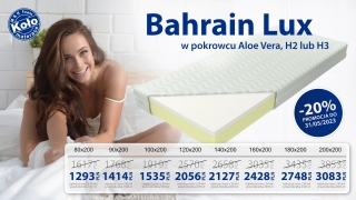 Materac Bahrain Lux z rabatem -20%