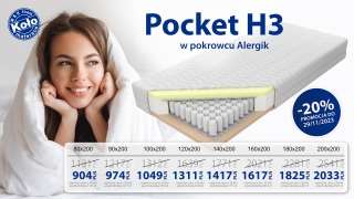 Materac Pocket H3 z rabatem -20%