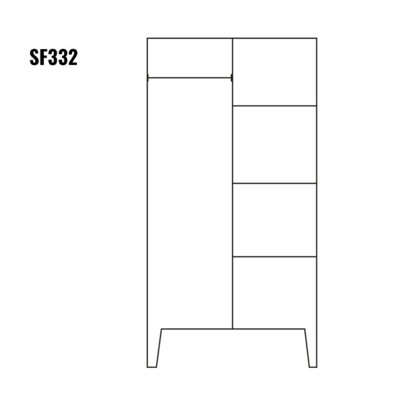 Szafa dębowa SF332 - obrazek 4